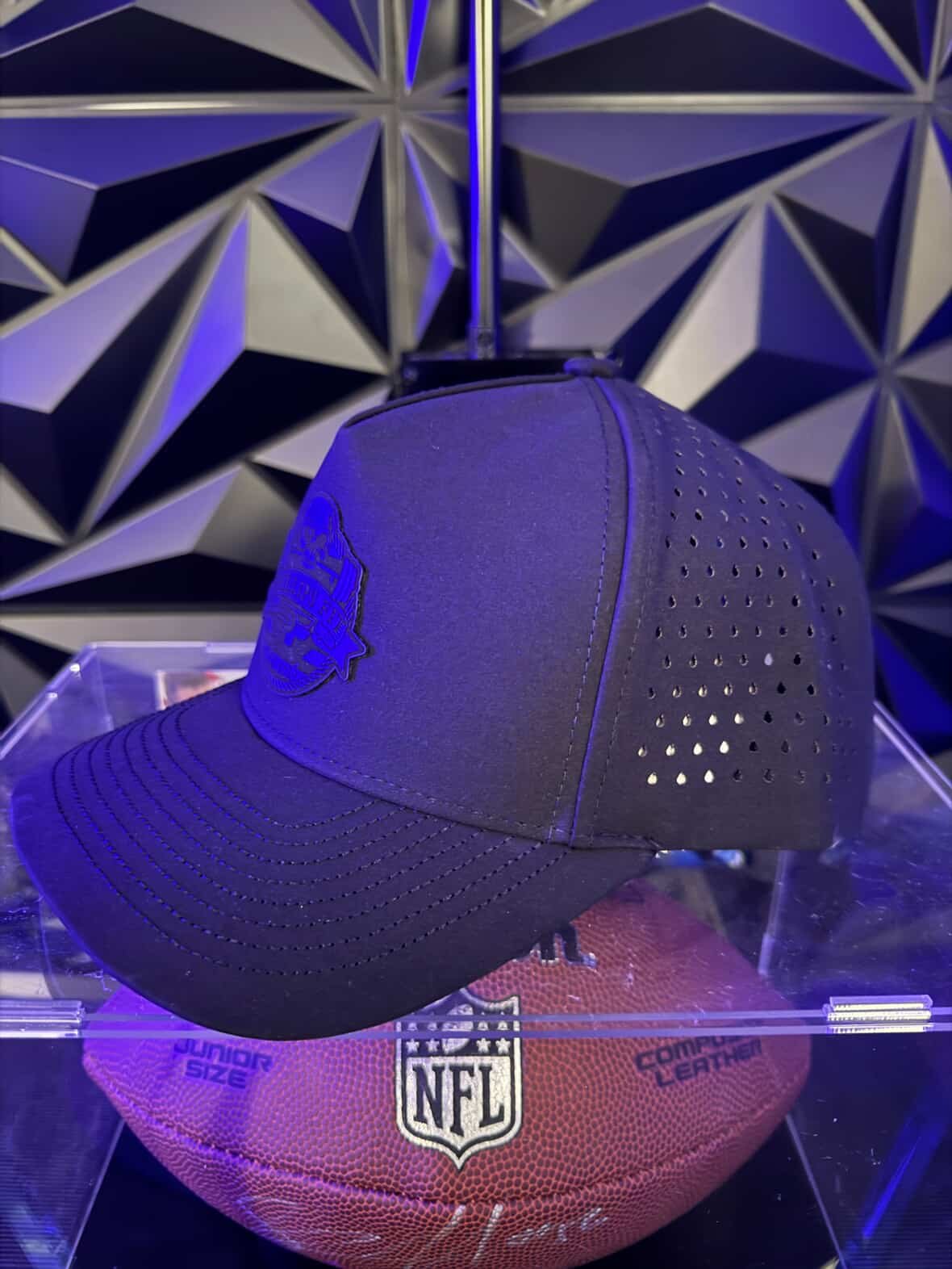 Black on Black PF Logo Hat - View 6