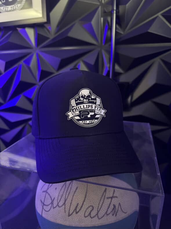 Grey on Grey PF Logo Hat - View 1